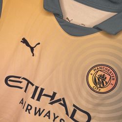 (Womens Small) PUMA(WMNS) Manchester City 24/25 Fourth Replica Jersey