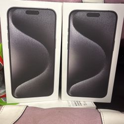 2 Brand New iPhone 15 Pro Max T Mobile 256gb