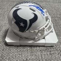 JOE MIXON AUTOGRAPHED HOUSTON TEXANS STS Mini Helmet - Metabilia Coa