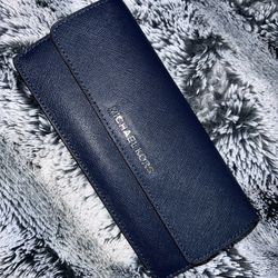Navy Blue Michael Kors Wallet