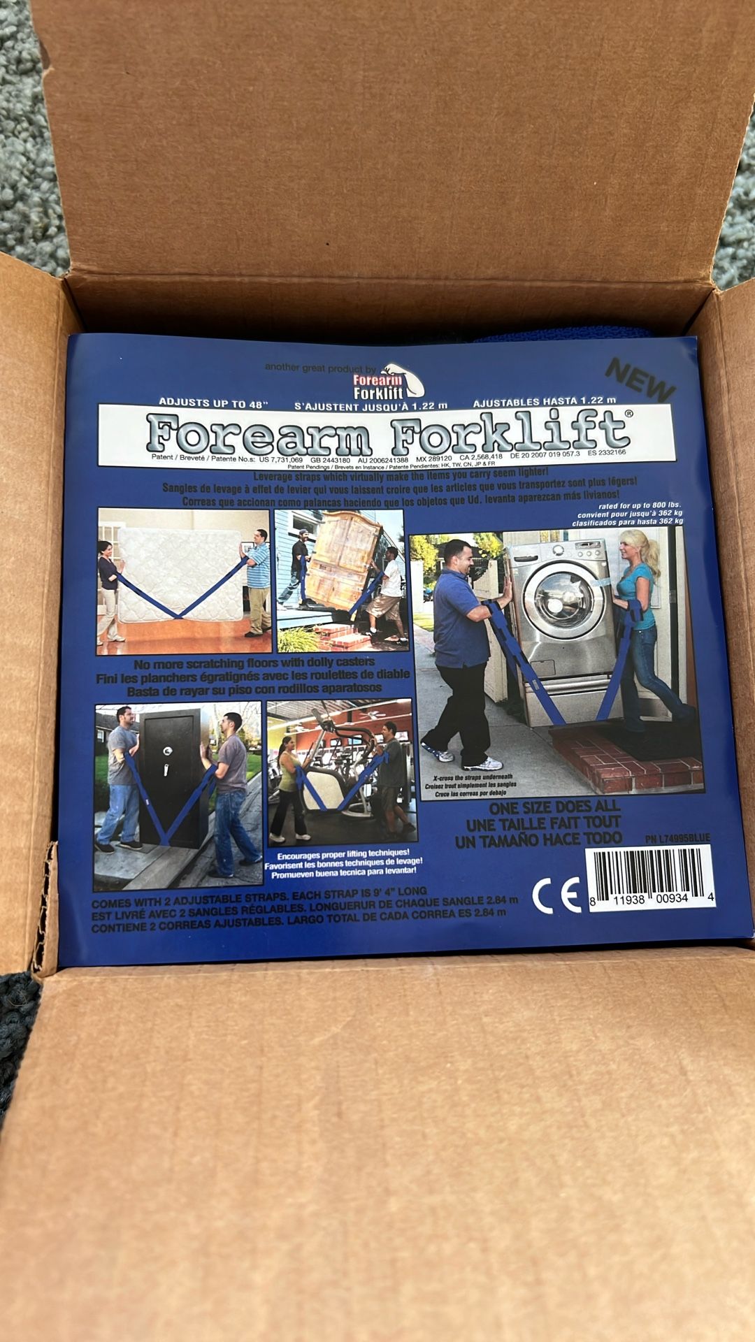 *****Forearm Forklift Straps****