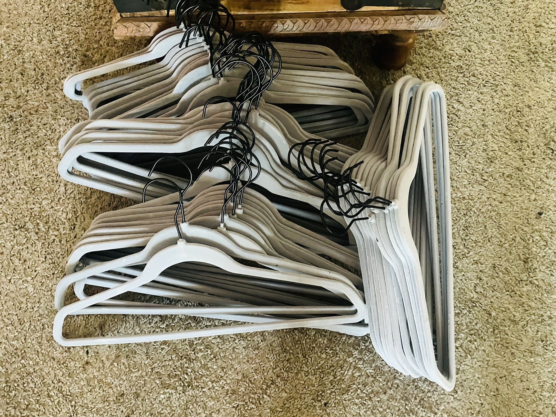 52 Velvet Grey Hangers