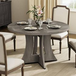 Brand New Luxury Gray Circle Dining Table For $120 