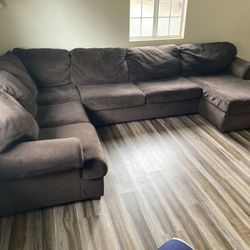 Brown Sectional Couch