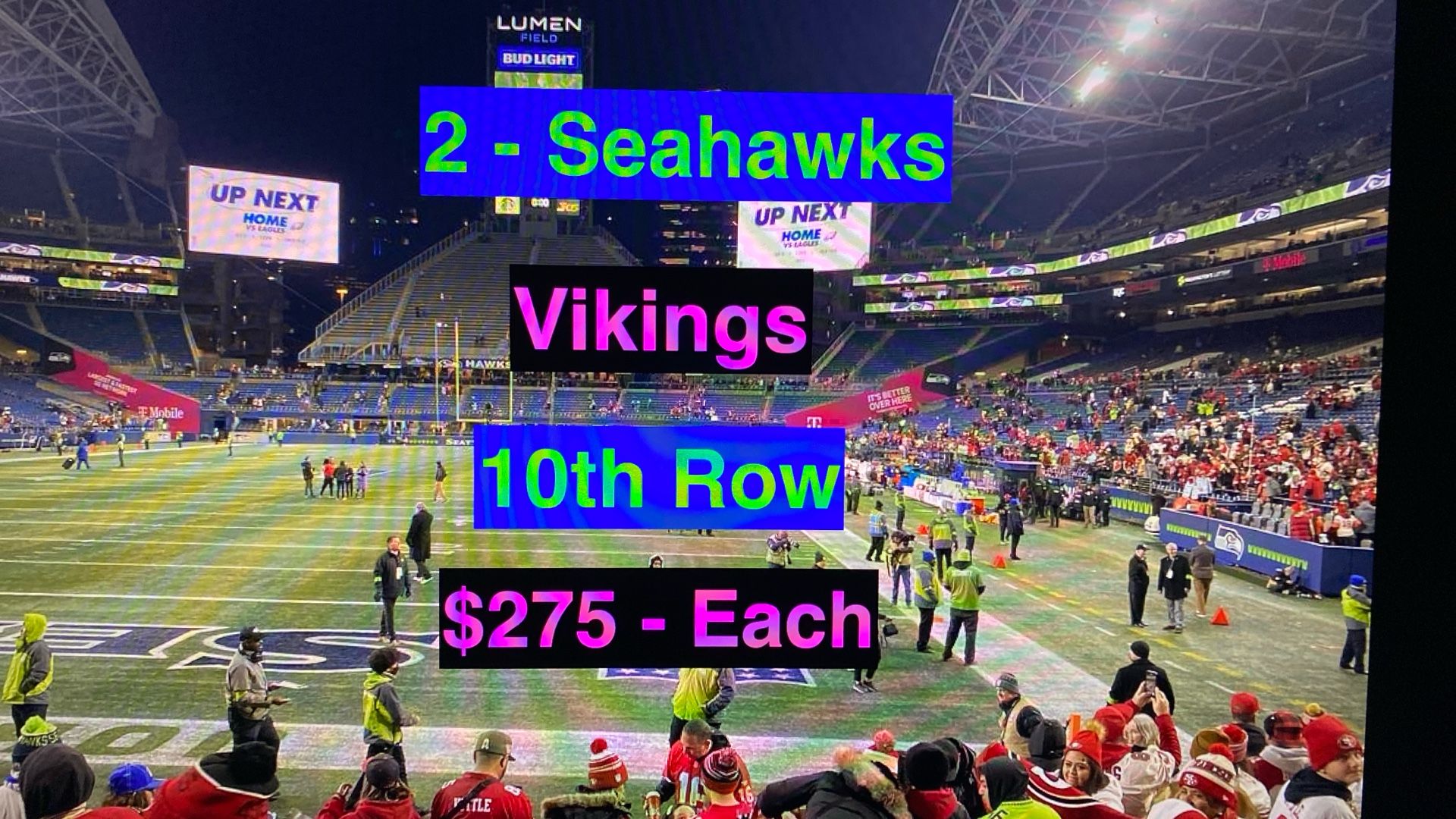 Seahawks Vikings Tickets