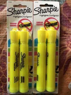 Sharpie Highlighter 2x2 = 4 for $3