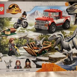 LEGO 76946 Jurassic World Dominion Blue & Beta Velociraptor Capture - New Sealed