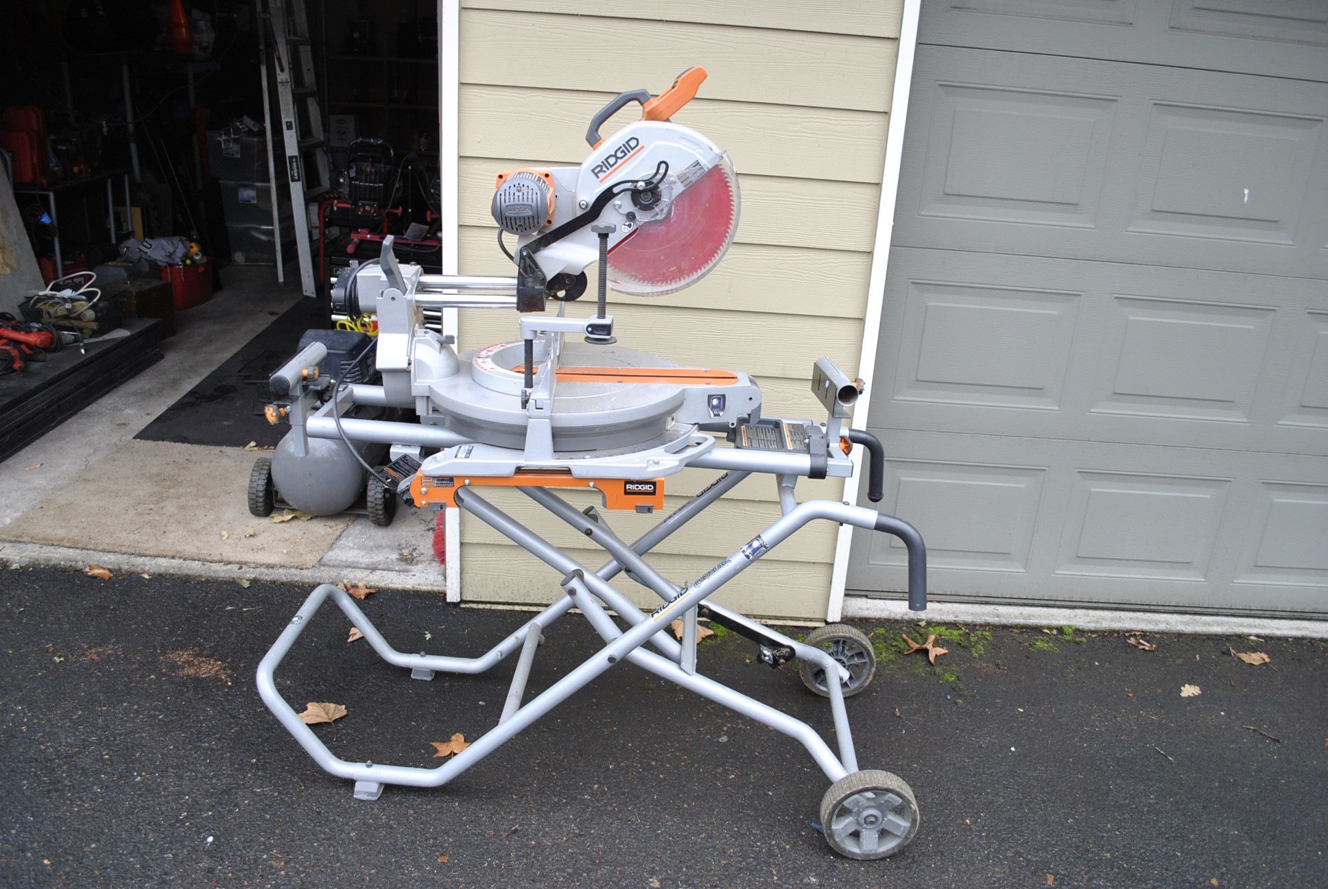 Rigid Chopsaw W/ Adjustable Stand (Like New)