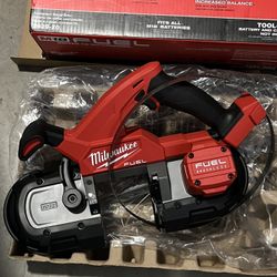 Milwaukee Fuel Compact Band Saw Tool Only New Nuevo $270 Firm On Price Precio Fijo