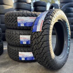 225/65/17 Atlander AT 4 New Tires Installed And Balanced