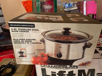 Durabrand stainless steel slow cooker