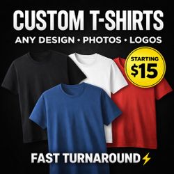 Custom Made Shirts – Any Design, Fast Turnaround