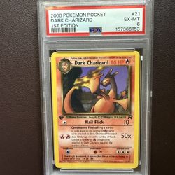Pokemon Dark Charizard 1st Edition PSA 6