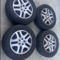 4 — 225/60r16 5x100 5x3.94 Stock Subaru Crosstrek Outback Forester Toyota Matrix  Wheels Rims Tires !!!!!