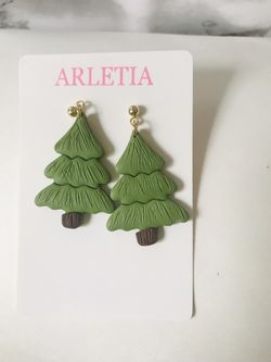 Christmas Tree Earrings 