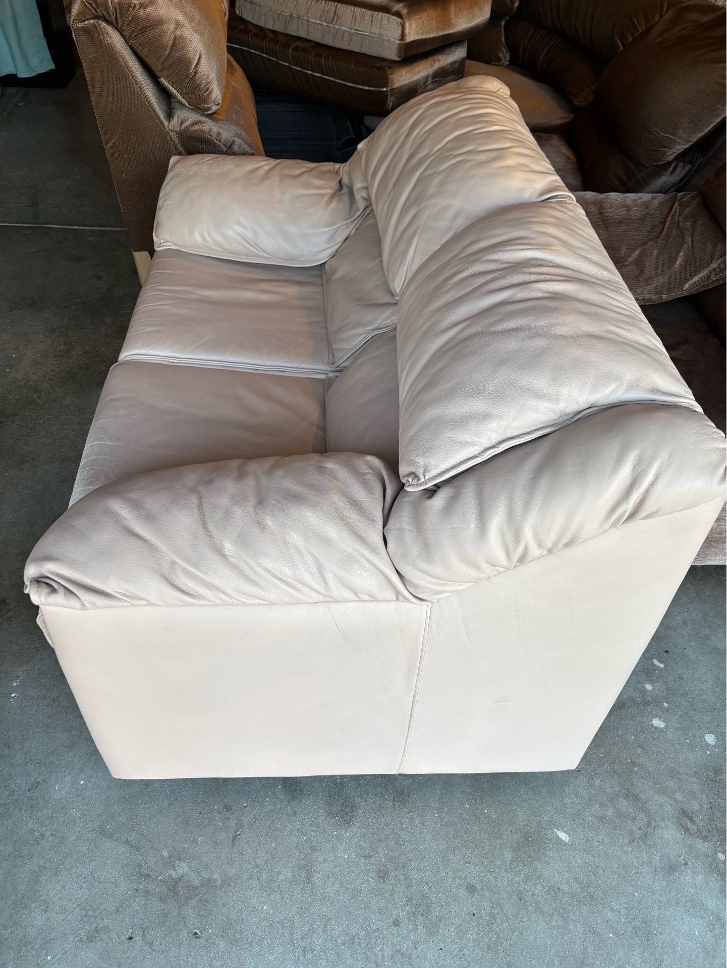 2 Person leather Sofa