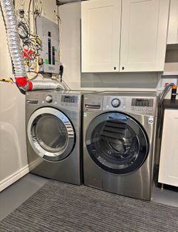 LG Front Load Washer + Dryer Set