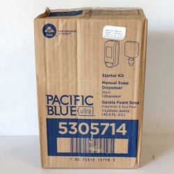 Pacific Blue Ultra Manual Soap & Sanitizer Dispenser Starter Kit 5305714
