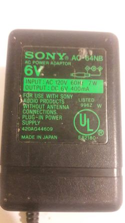 Sony AC Adapter.