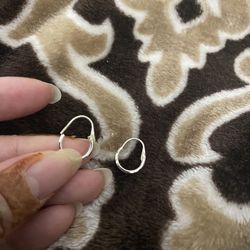 Real Silver Hoop Earrings