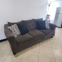 Light Charcoal Couch 