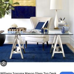 Elegant Contemporary Glass Desk
