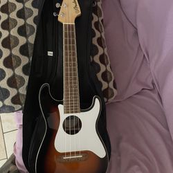 Fender Ukulele With Bag Case