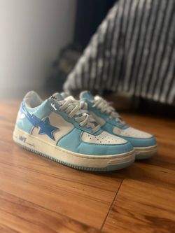 BAPE STA light blue shoes