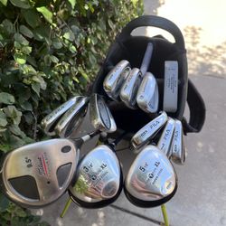 Men’s golf club set with a Ping golf bag - Titleist