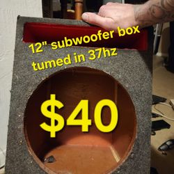 Speaker Box For 12"⅕