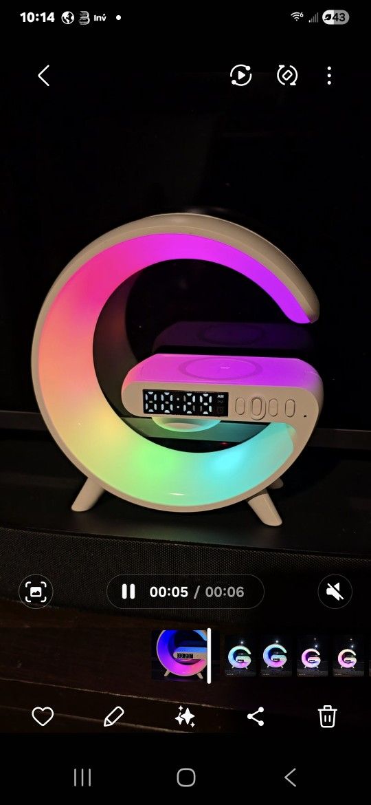 Smart Light Sound Machine / Wireless Charger