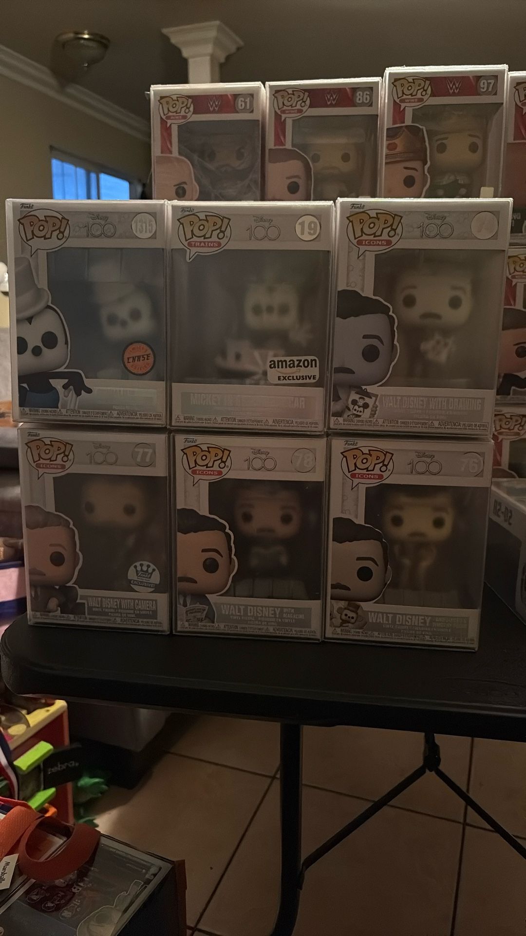 6 Pack Of Disney Funko