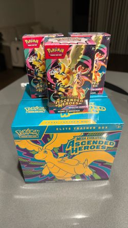 Pokemon Ascended Heroes ETBs and Booster Bundles