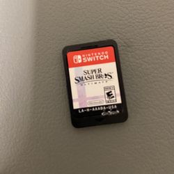 Super Smash Bros Nintendo Game Card