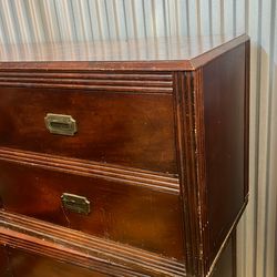 Two Wooden Dressers