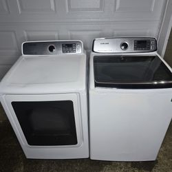 💯FREE DELIVERY💯  SAMSUNG AQUAJET SUPER CAPACITY WASHER AND DRYER SET💯WORKS LIKE-NEW 💥