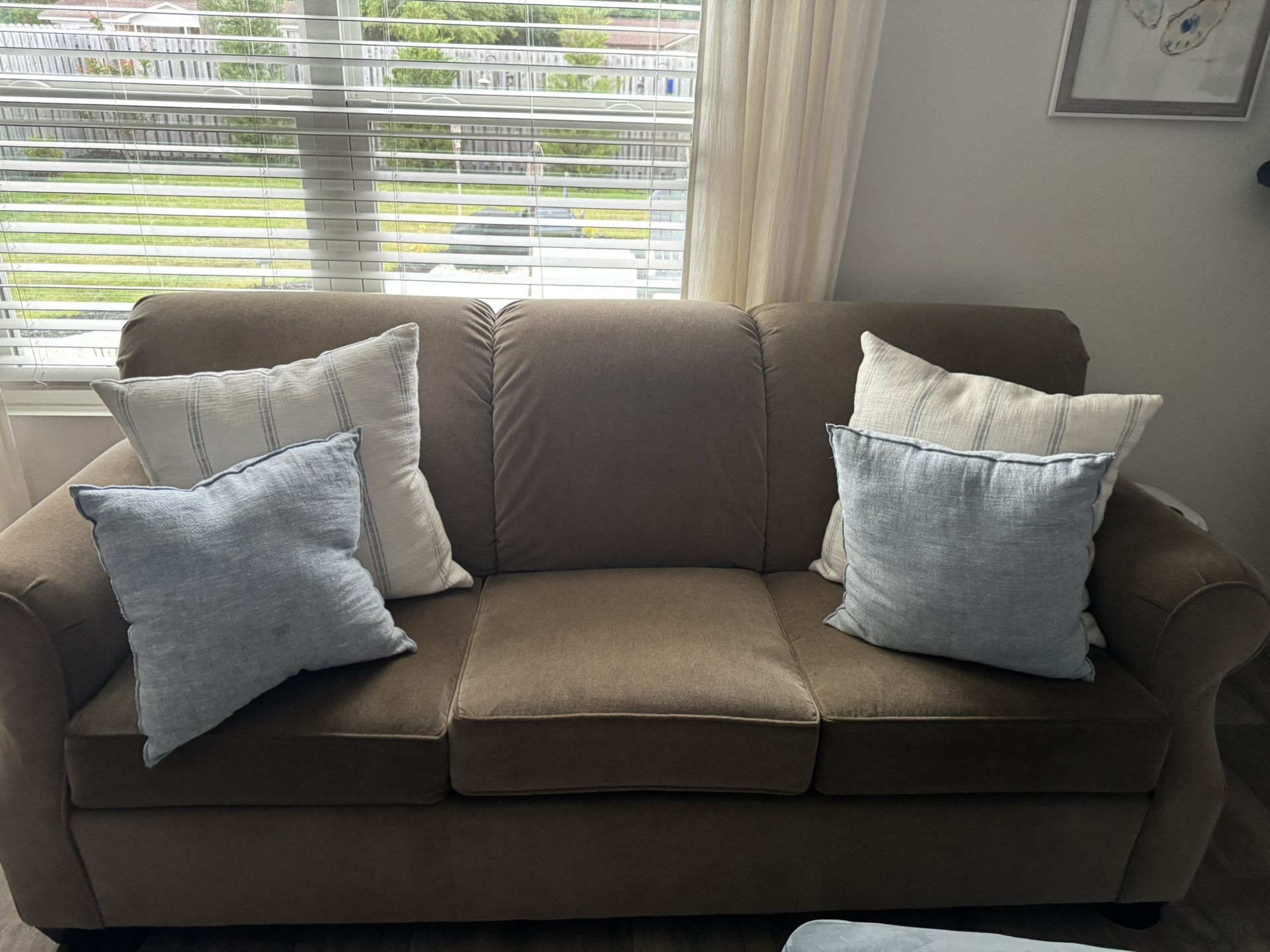 Couch, Loveseat, Ottoman