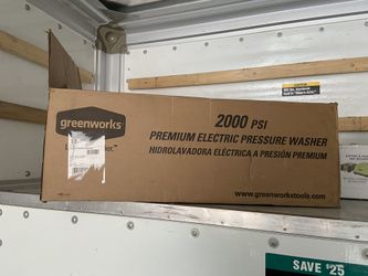 greenworks pressure washer 2000 psi