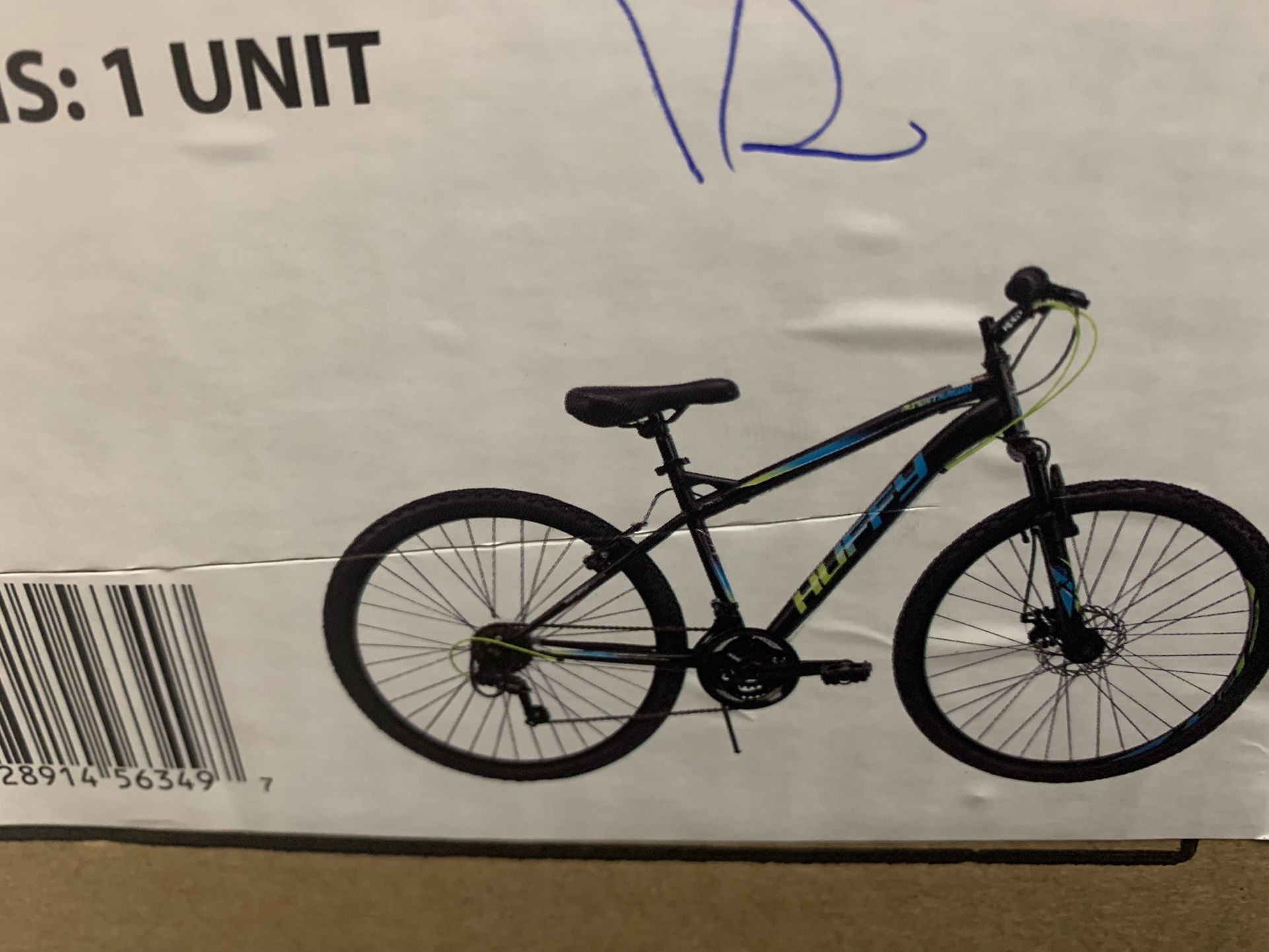Huffy 26" Nighthawk Men's Mountain Bike, Black Matte 18 Speed