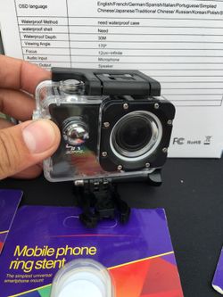 4K sports camera go pro like camera