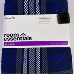 ROOM ESSENTIALS  QUEEN SIZE SHEET SET