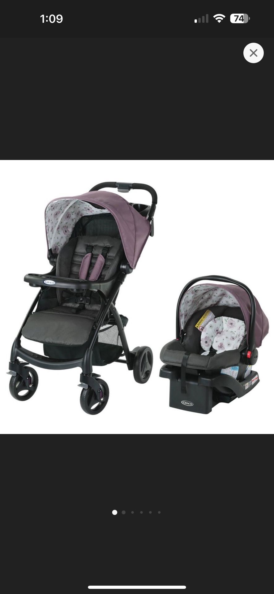 Used Car Seat And Stroller Combo