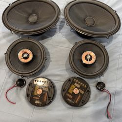 Infinity kappa 6x9 & 6.5 Coaxial With Crossover And Twitters 