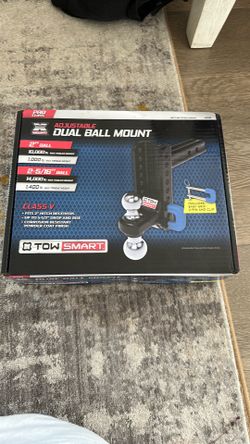 X mount adjustable dual ball mount tow smart