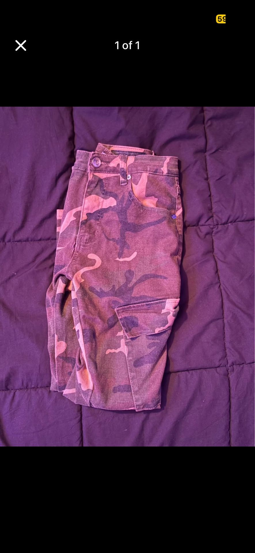 Camo jeans size 32