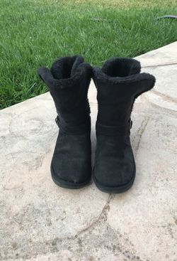 Arizona jean.co black warm boots size 3 in kids