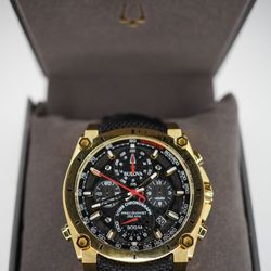 Bulova Icon 97B178 Precisionist 262kHz 1/1000 Chronograph 300M Gold-Tone Watch