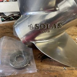 Solas 13x19 Prop Outboard - Stainless Steel