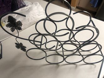 Iron Wine Rack