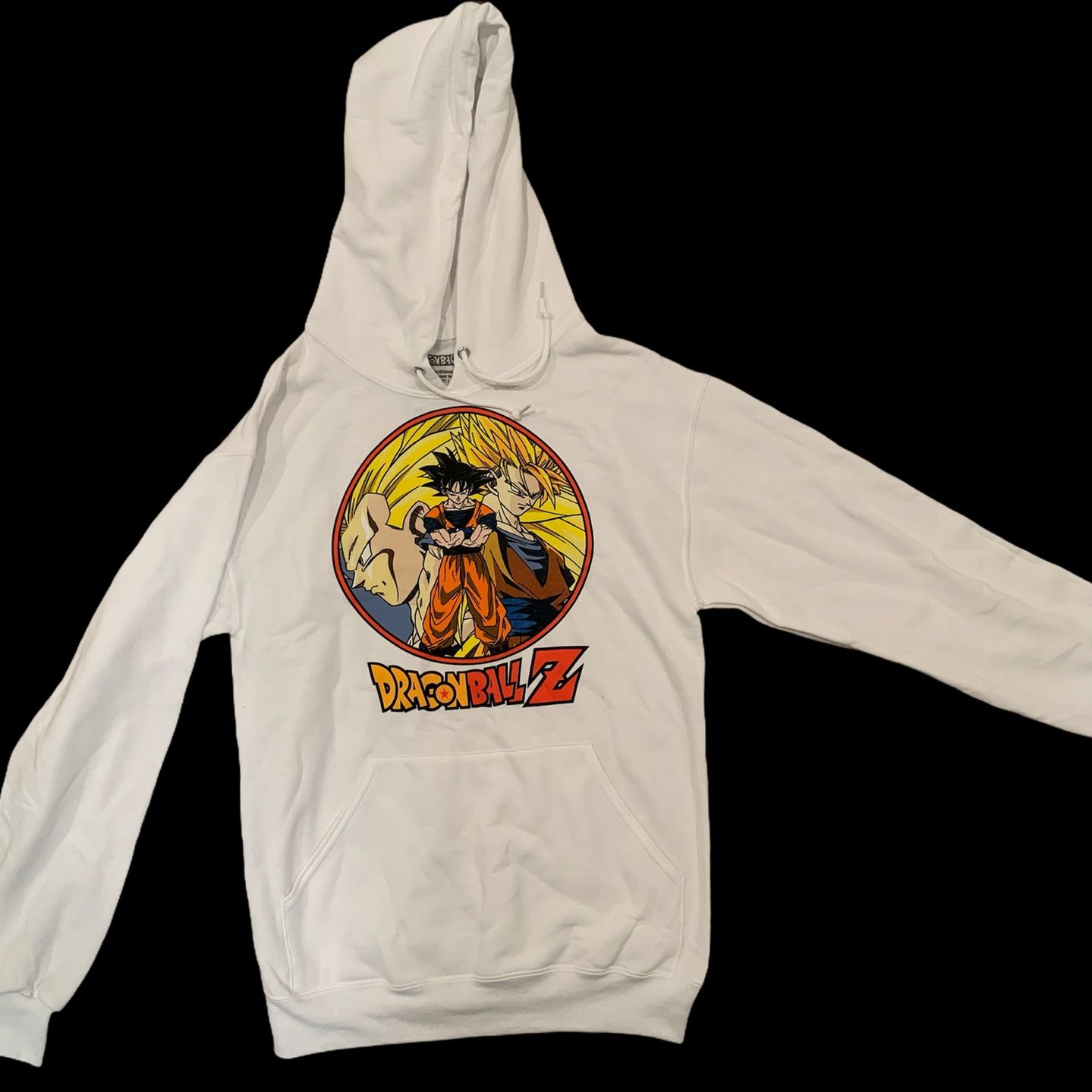 Dragon Ball Z hoodie Goku toei animation Size S Color White NWT